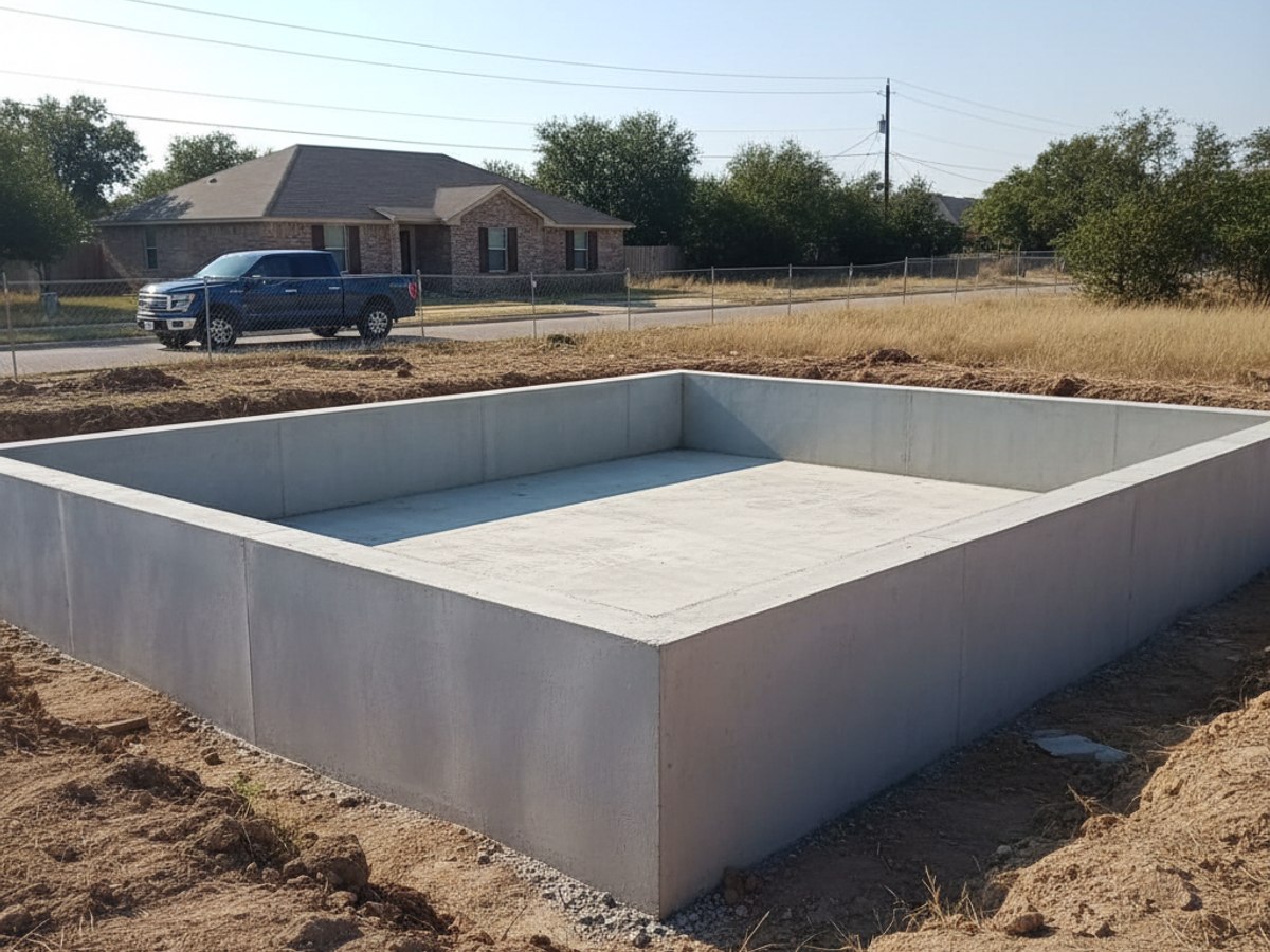 Concrete Patios completed by Carrollton Concrete in Dallas, TX