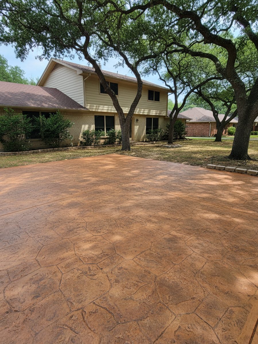Concrete Pool Decks completed by Carrollton Concrete in McKinney, TX