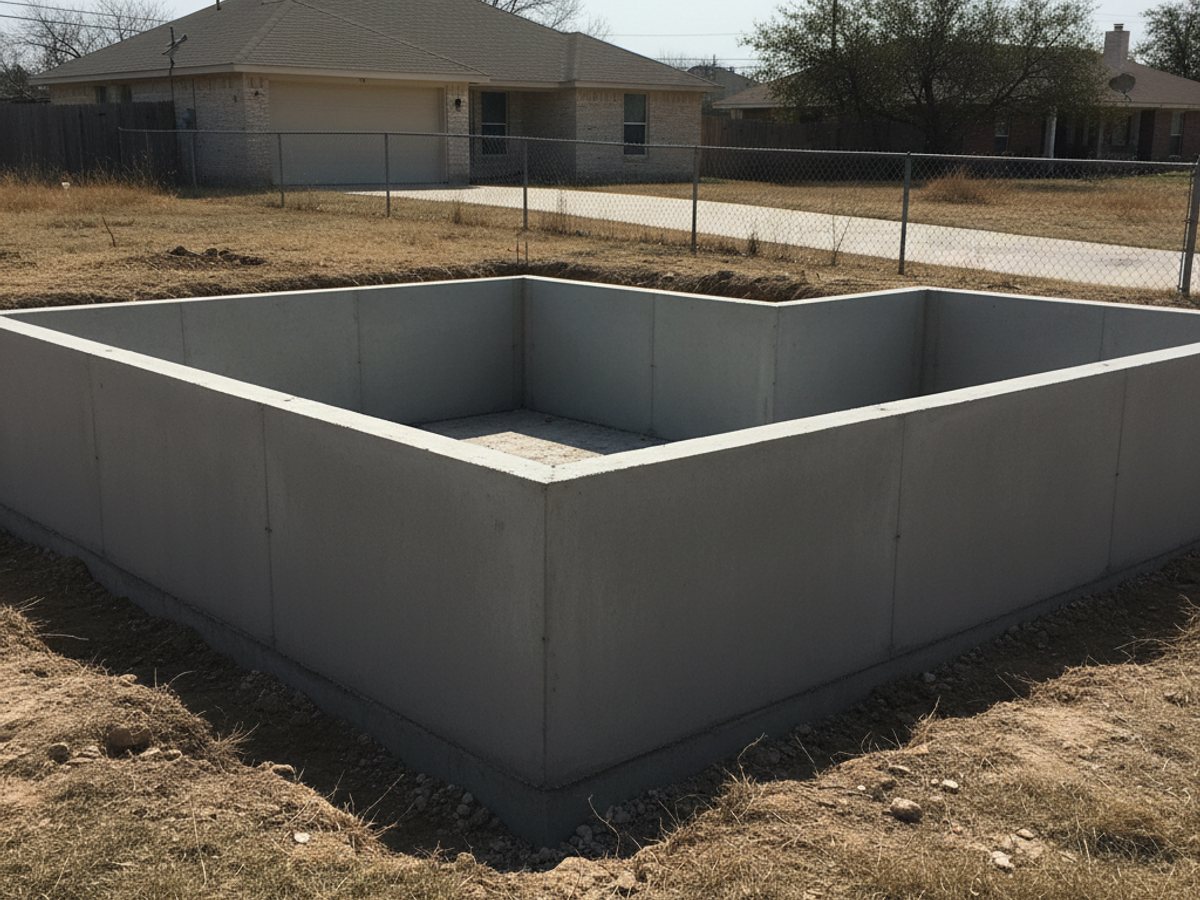Concrete Patios completed by Carrollton Concrete in Lewisville, TX