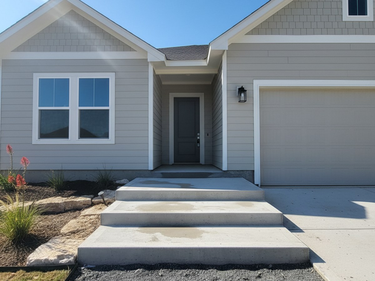 Concrete Steps & Stoops completed by Carrollton Concrete in Garland, TX